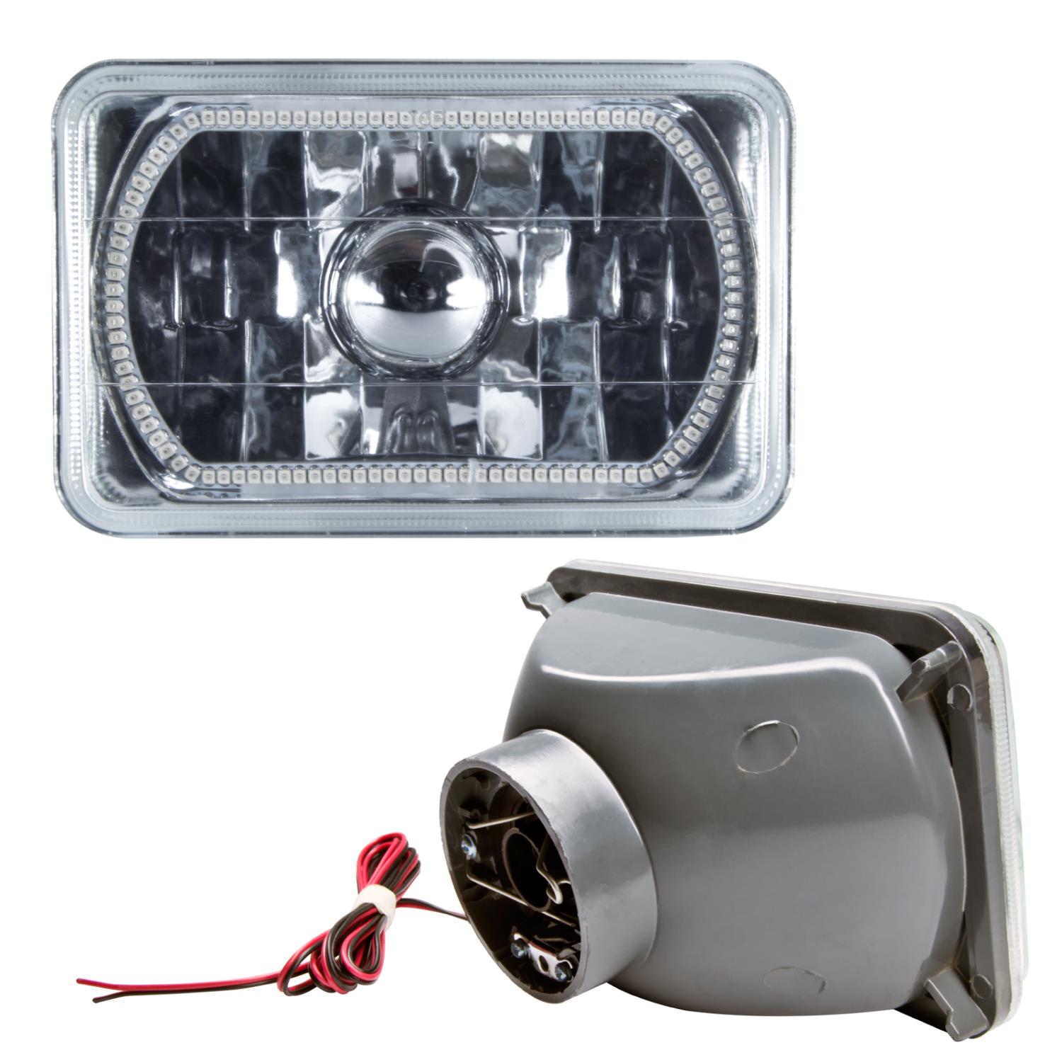 Sealed Beam Headlight 4" x 6" Square