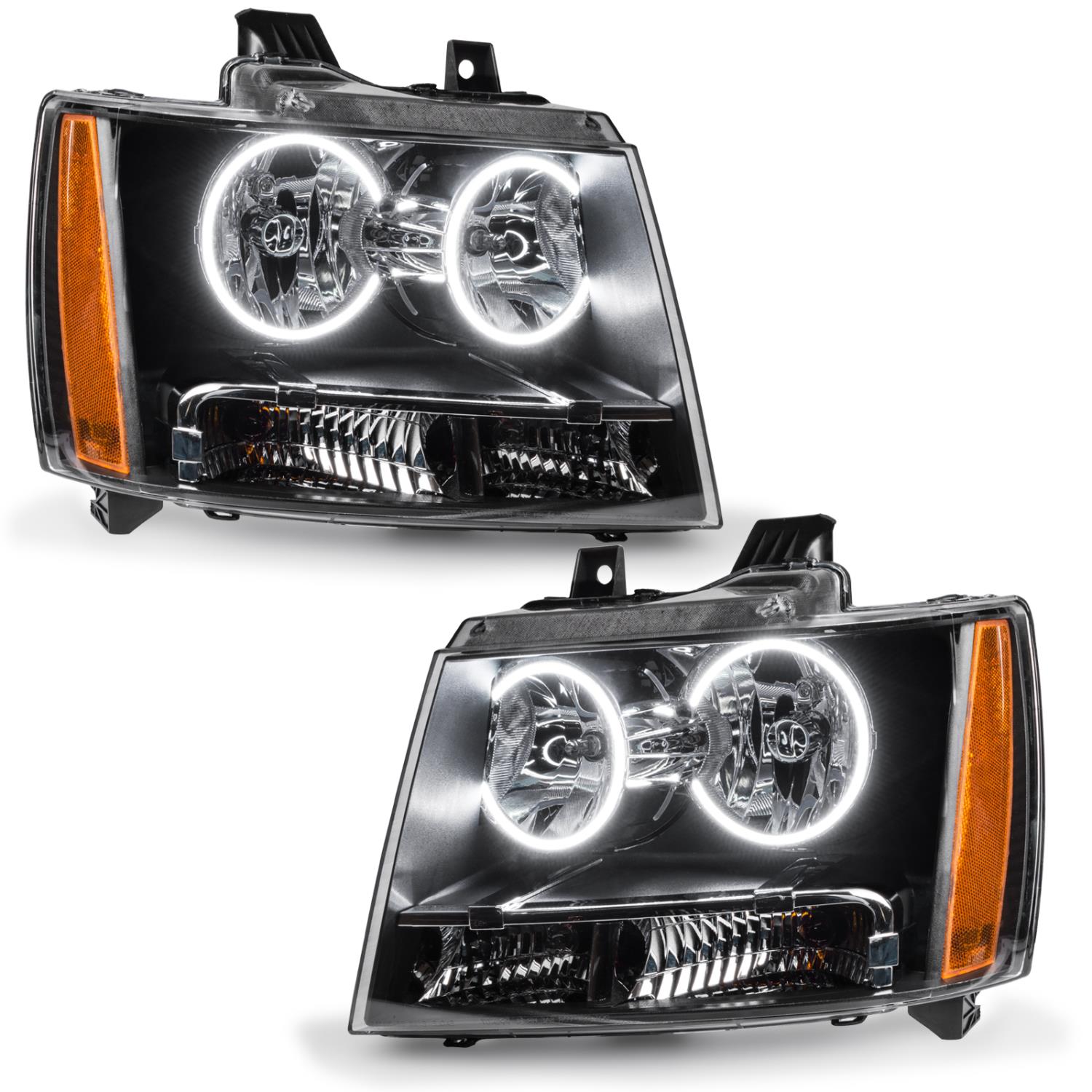 Plasma Halo Headlight Assemblies [Without Controller] for 2007-2013 Chevy Tahoe - White