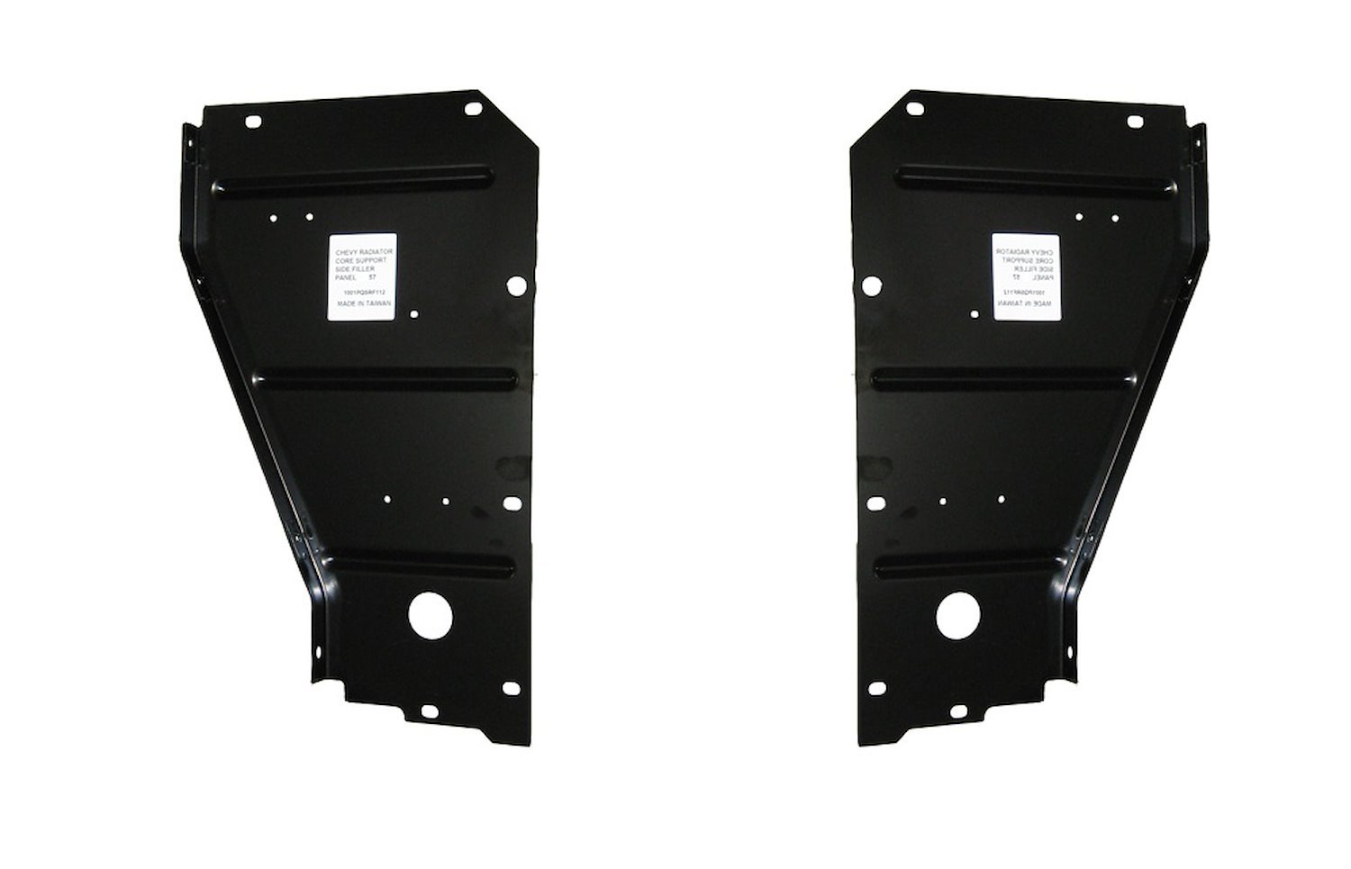 Radiator Core Support Side Filler Panels Pair 57