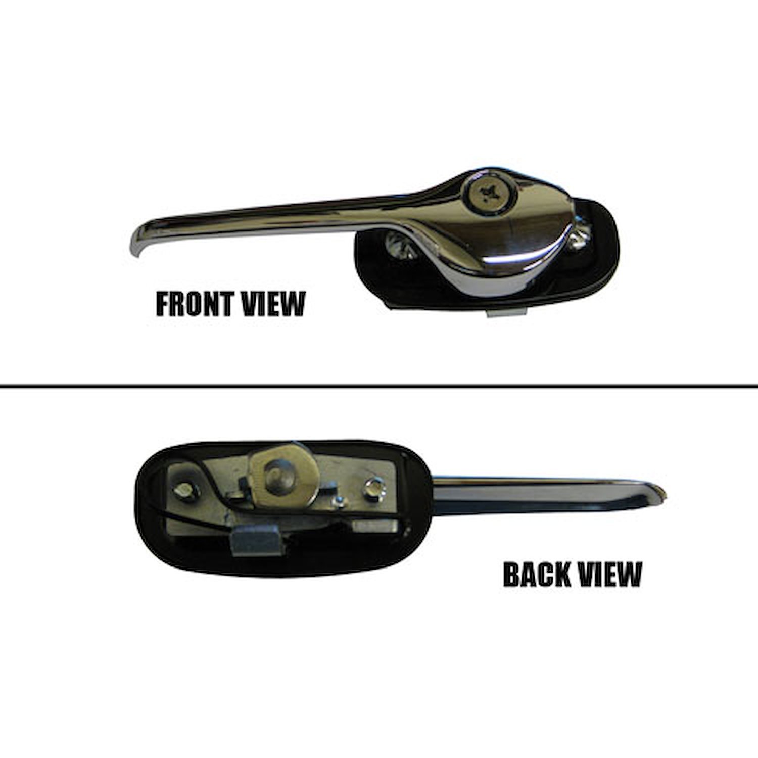 CONV. TOP LATCH DOWN HANDLE W/COVER PLATE RH.