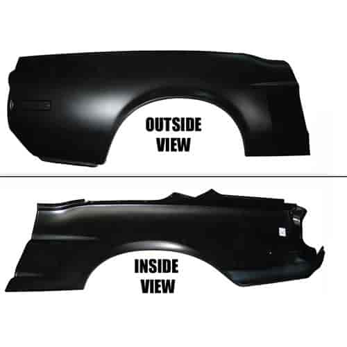 QP20-681ROE O.E. Quarter Panel w/Side Marker Indent 1968 Mustang Convertible