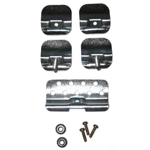 Windshield Reveal Molding Clip Set for 1955-1957 Chevy One-Fifty Series [Lower Joint]