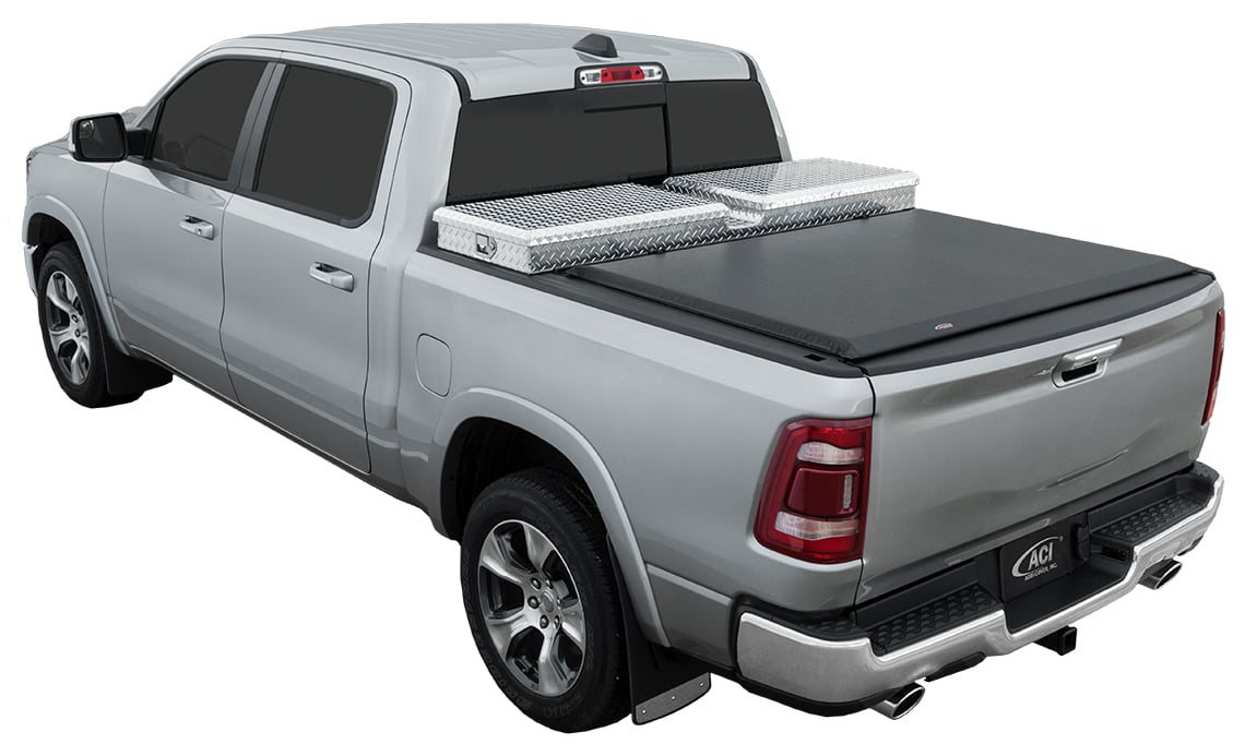 Toolbox-Edition Roll-Up Tonneau Cover, 2009-2018 Ram 1500, Fits Select Ram Classic, with 5 ft. 7 in. Bed