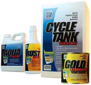 Cycle Fuel Tank Sealer Kit Up to a 6-gallon tank Also includes: