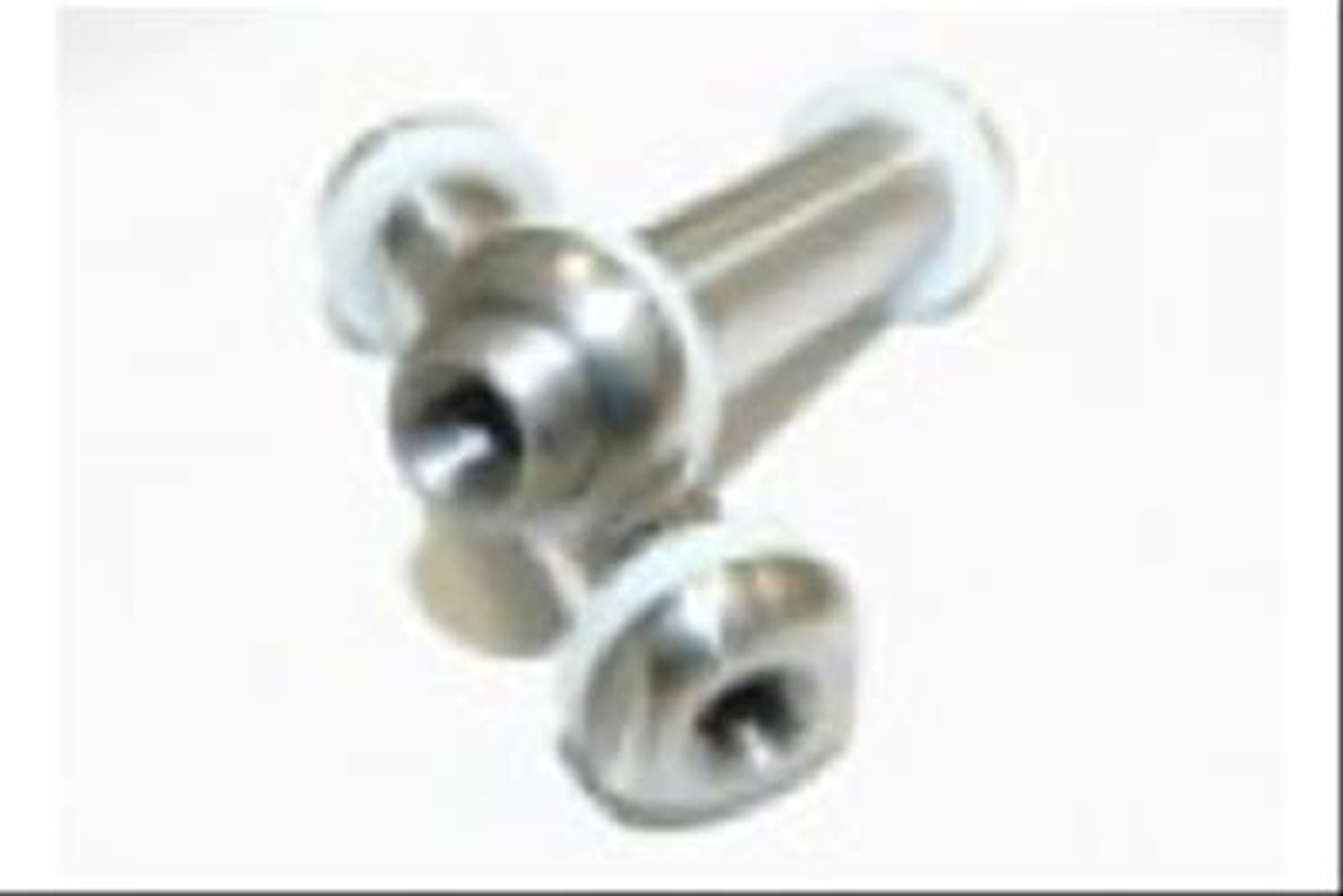 Brake Hose Fitting 2 in Stainless Steel thru Frame Fitting W/Jam Nut SHORT 2 in Sold in Pairs