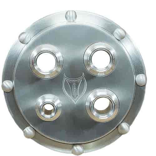 P38 Collection Heater And A/C Bulkhead Round Satin Bulkhead Plate