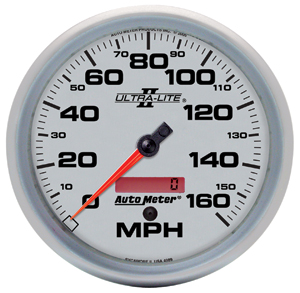 Ultra-Lite II Speedometer 5", in-dash mount