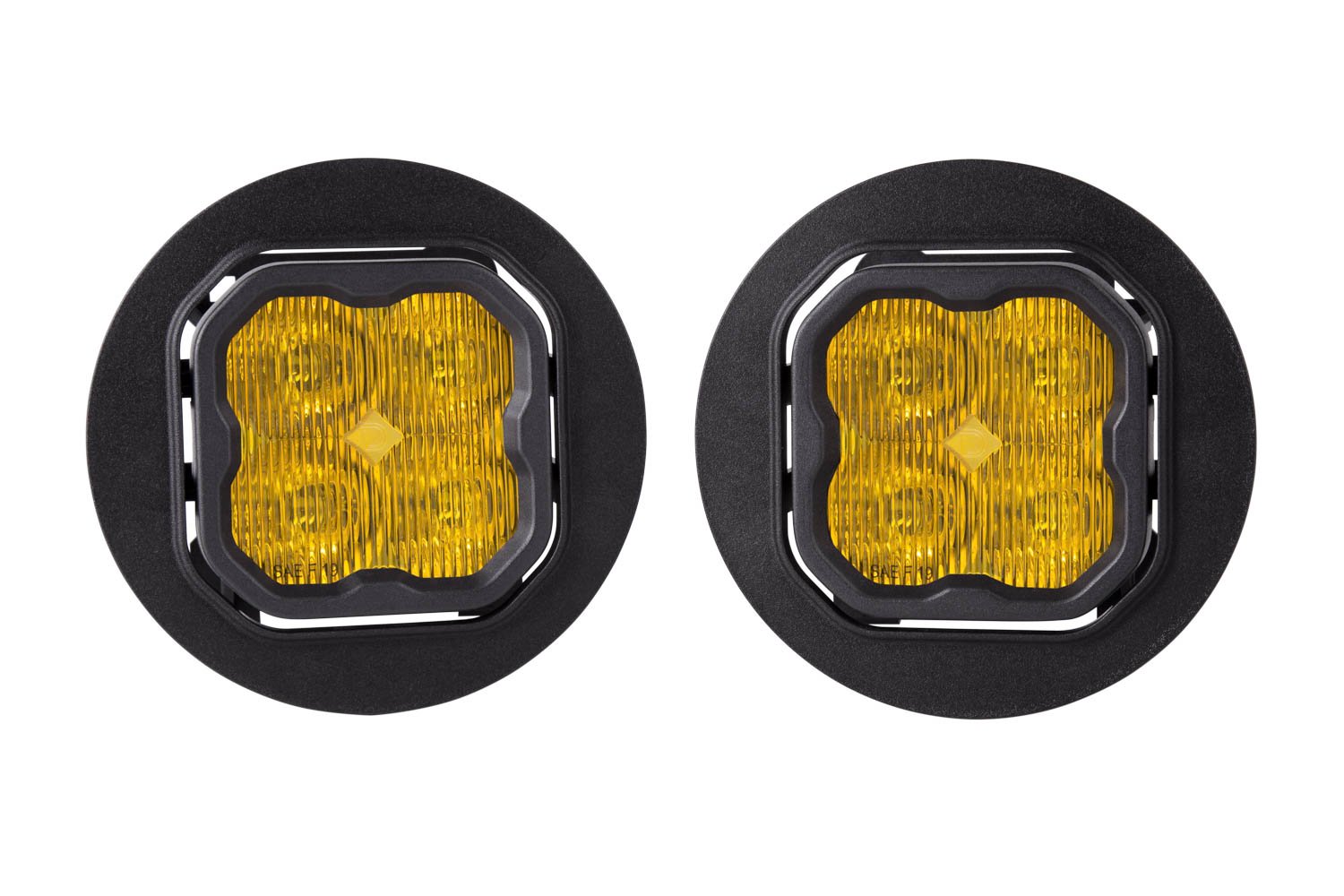 SS3 Pro Type OB LED Fog Light Kit [Yellow, SAE Fog]