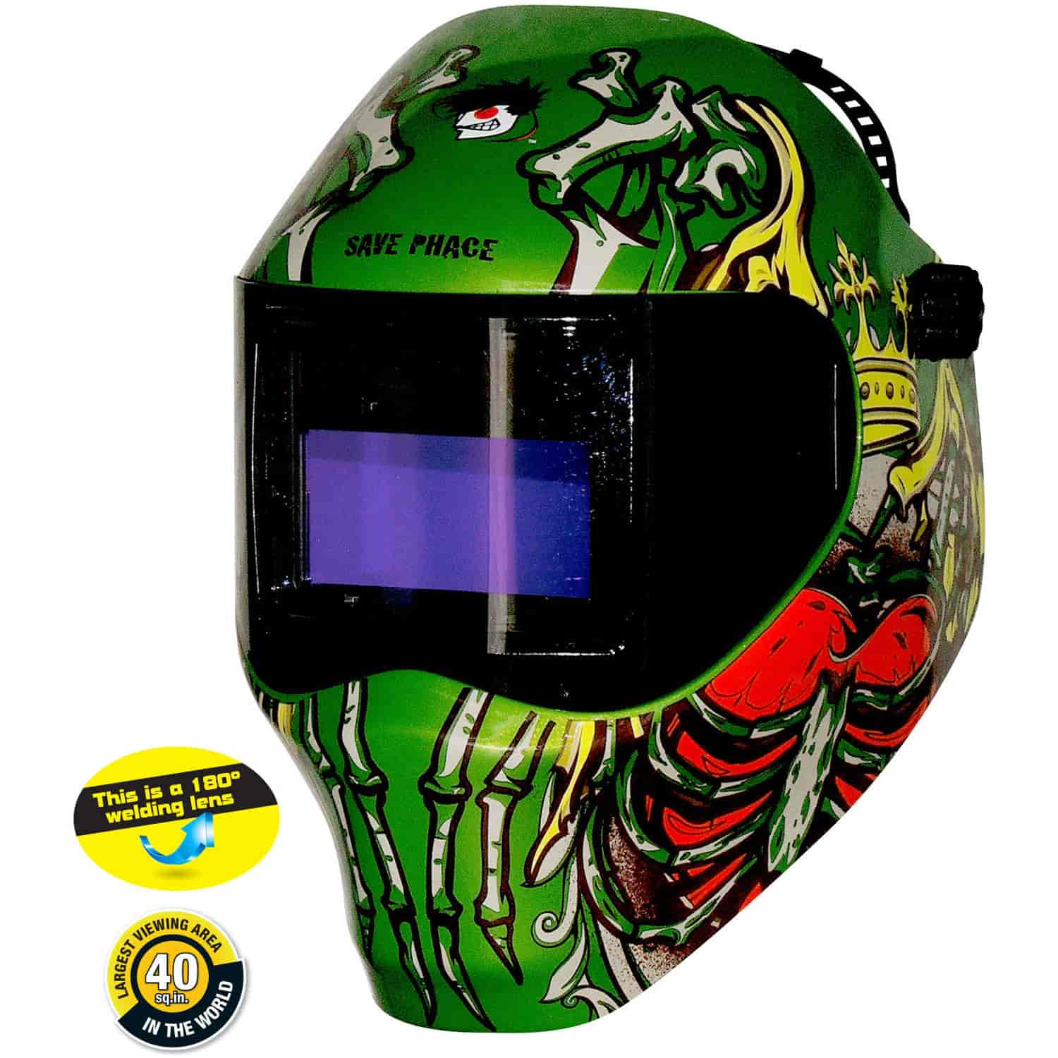 40VIZI2 Series Welding Helmet Custom Dead King Graphics