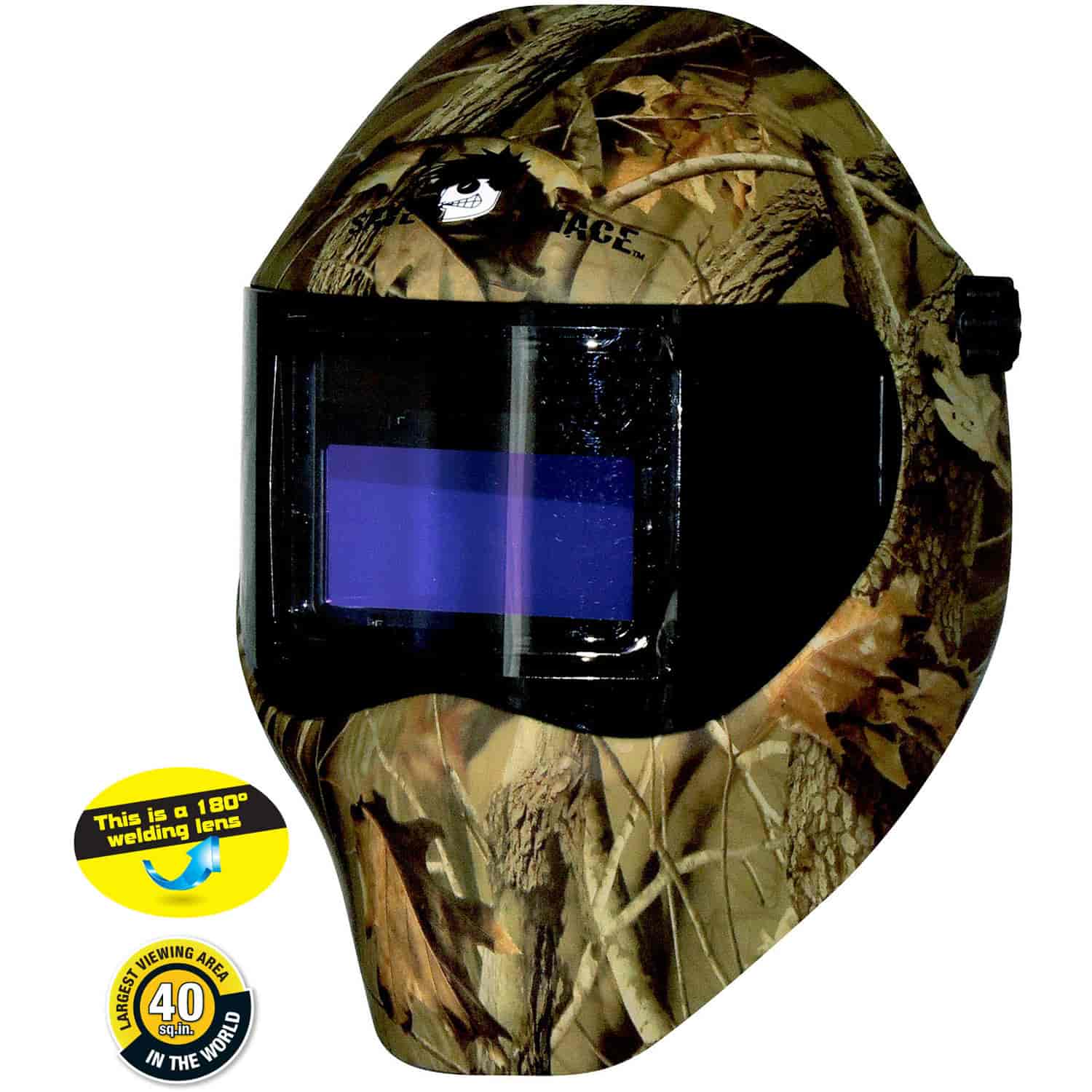 40VIZI4 Series Welding Helmet Custom Warpig Camo Graphics