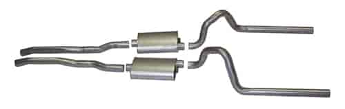 Dual Exhaust System Kit 1964-1969 Ford Mustang