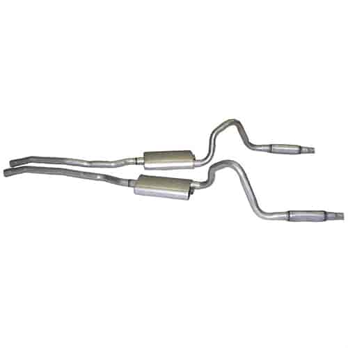 Dual Exhaust System Kit 1965-1966 Ford Mustang