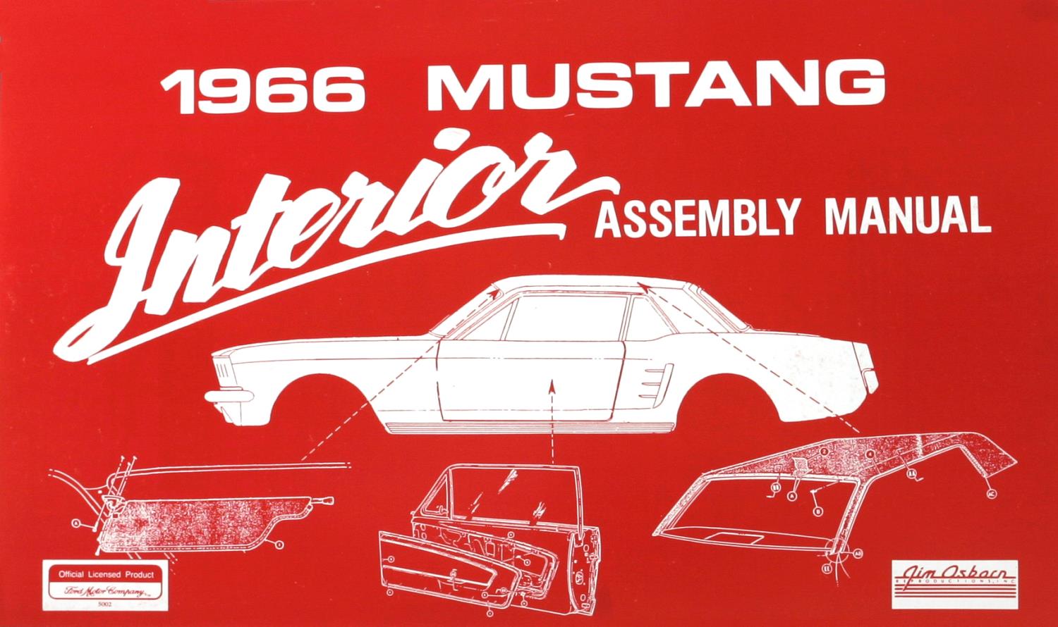 Interior Assembly Manual for 1966 Ford Mustang