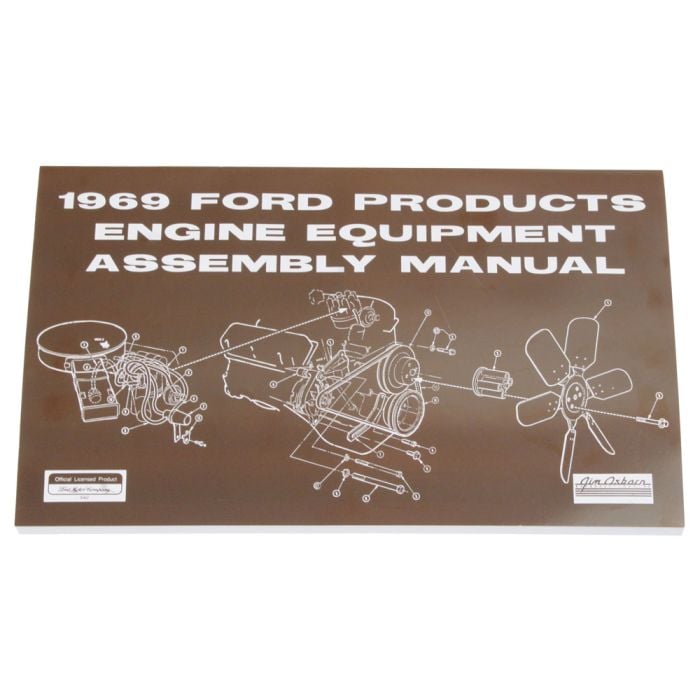 Engine Equipment Assembly Manual for 1969 Ford Mustang