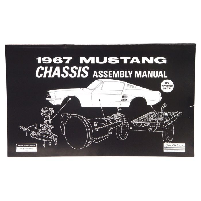 Chassis Assembly Manual for 1967 Ford Mustang