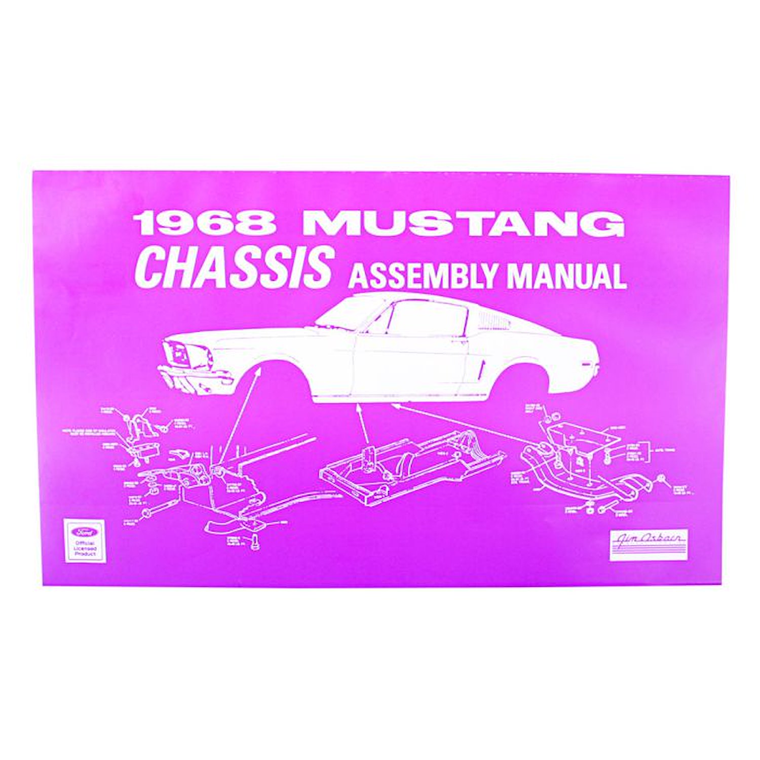 Chassis Assembly Manual for 1968 Ford Mustang