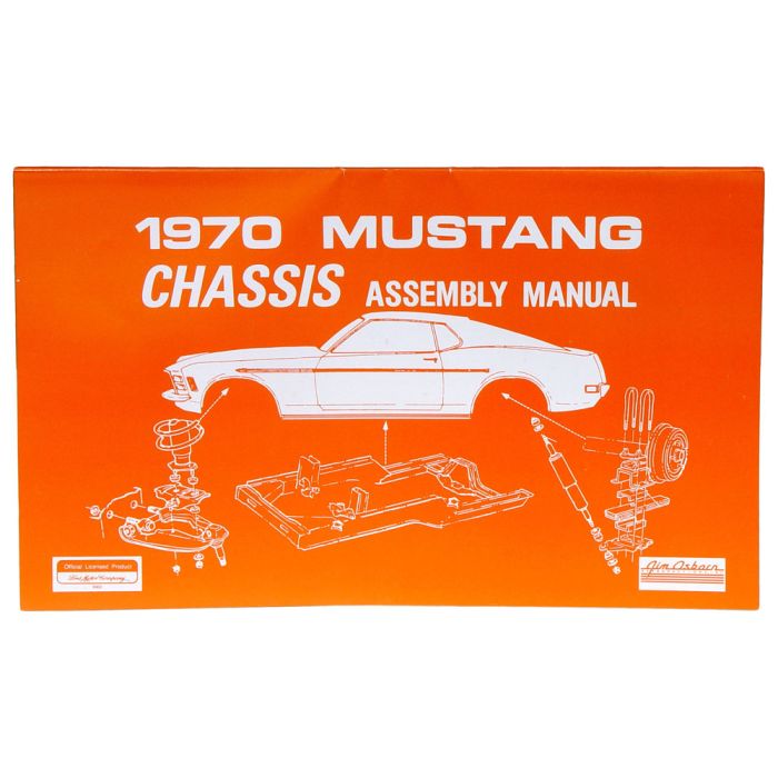 Chassis Assembly Manual for 1970 Ford Mustang