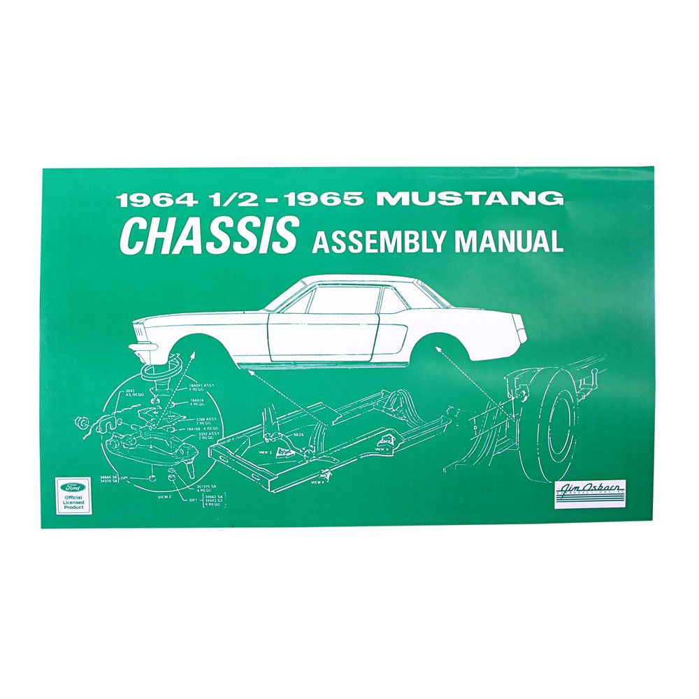 Chassis Assembly Manual for 1964 1/2-1965 Ford Mustang