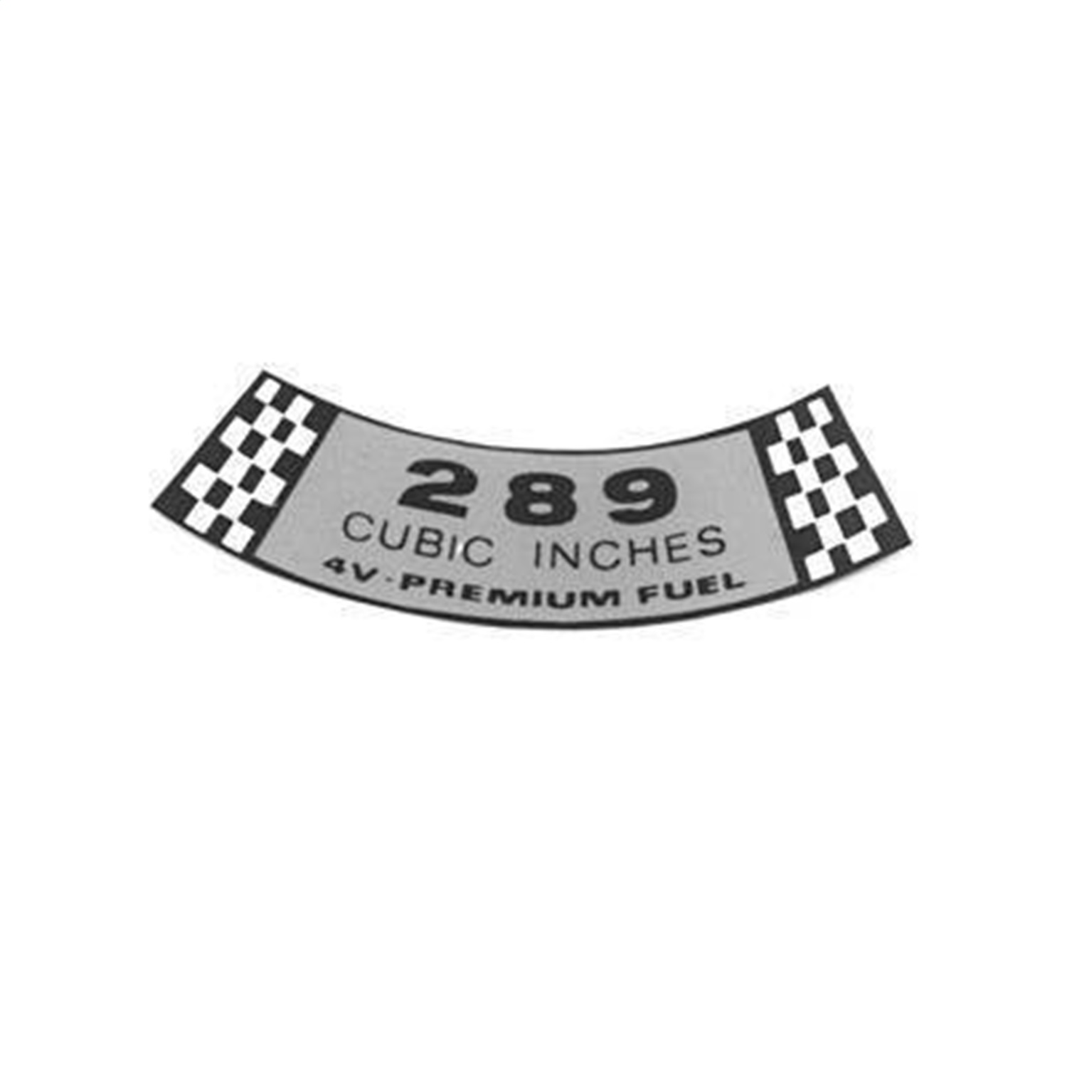 Air Cleaner Decal 1967-1968 Ford Mustang