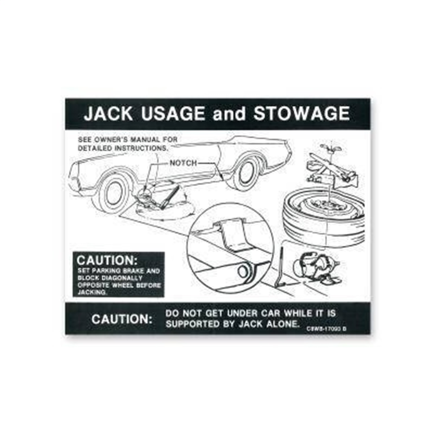 JACK INSTRUCTIONS DECAL