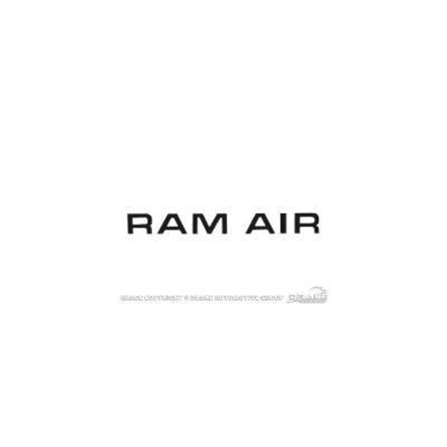 71-72 RAM AIR HOOD DECAL