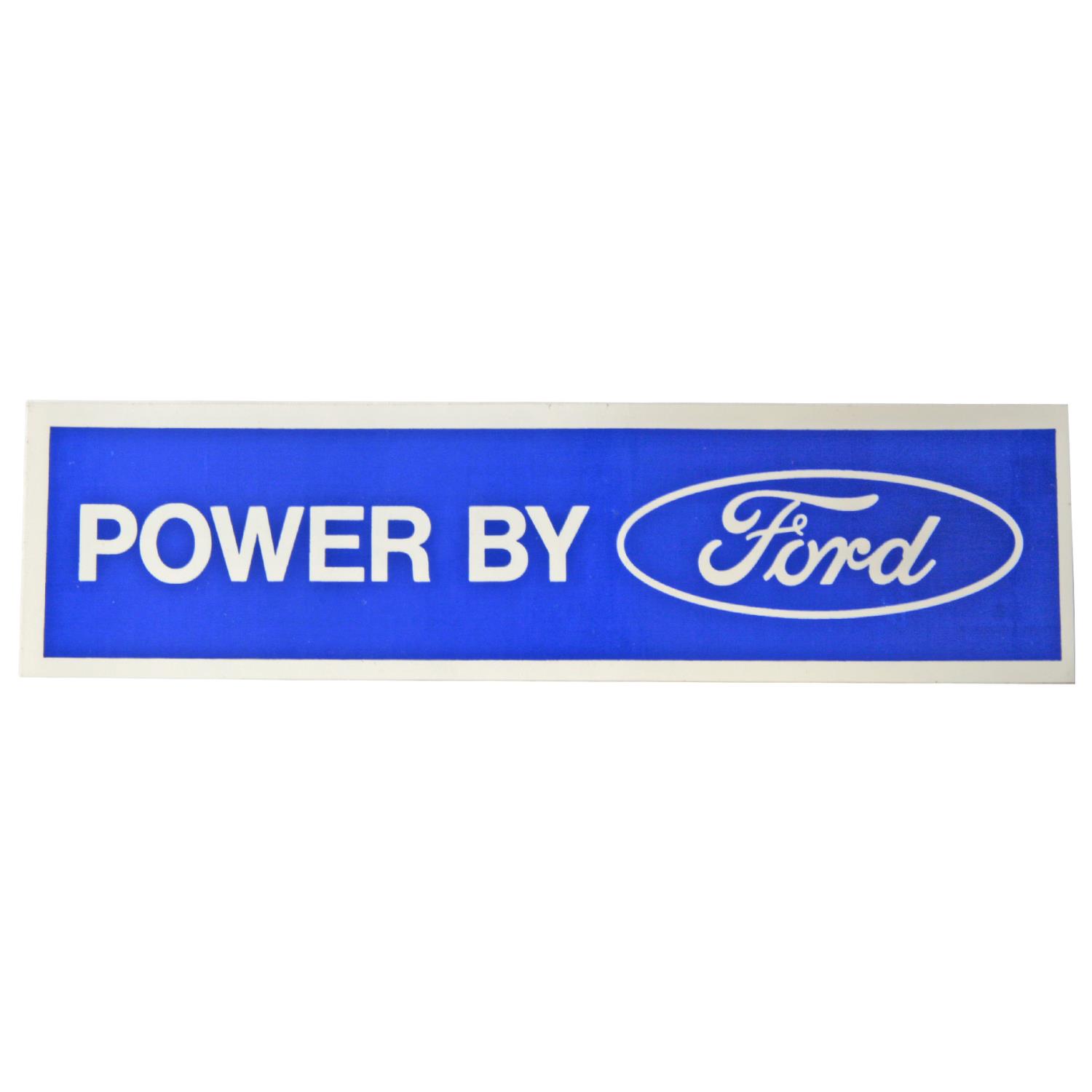 Valve Cover Decal Powered By Ford