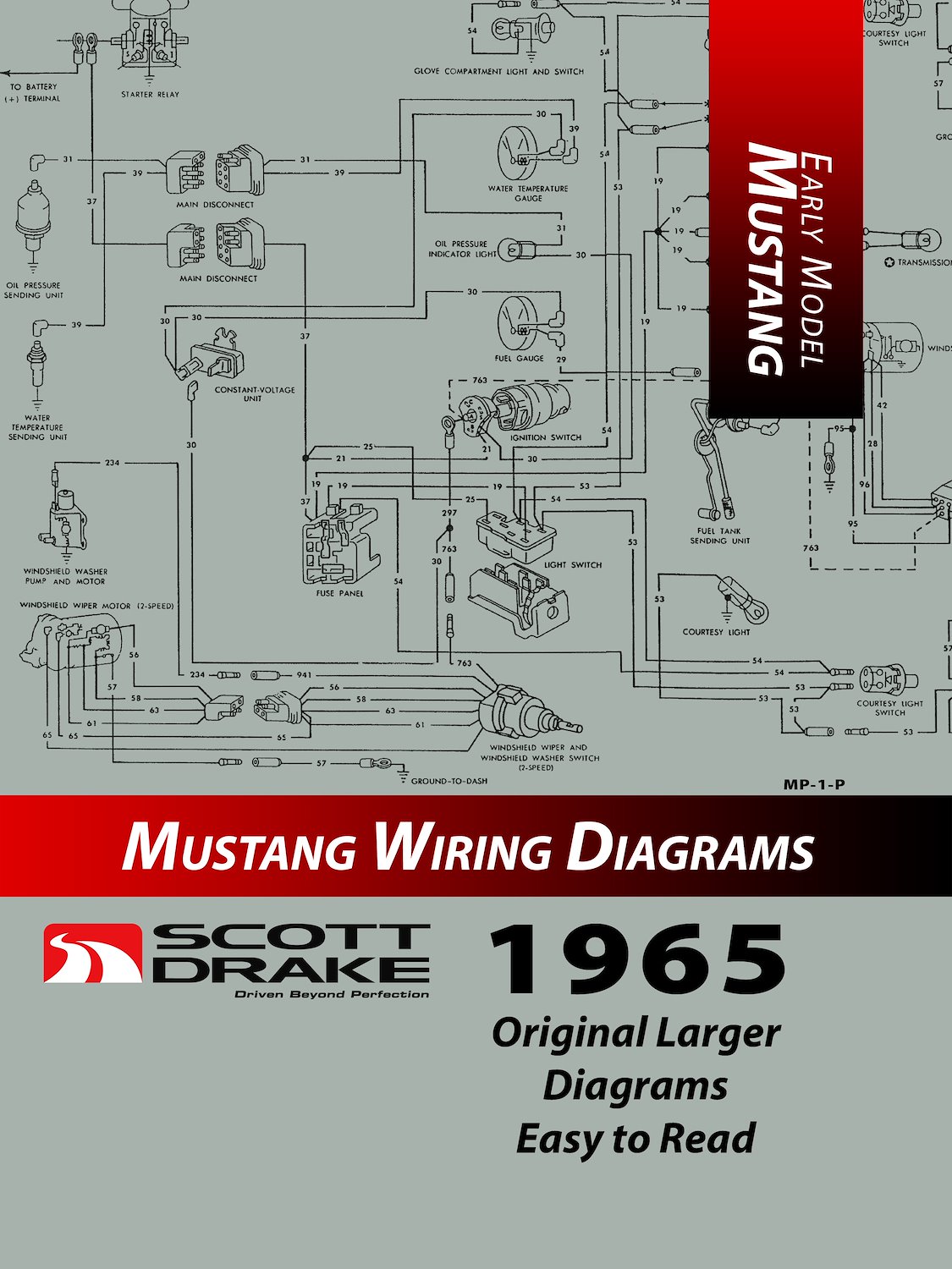 Pro Wiring Diagram Manual for 1965 Ford Mustang