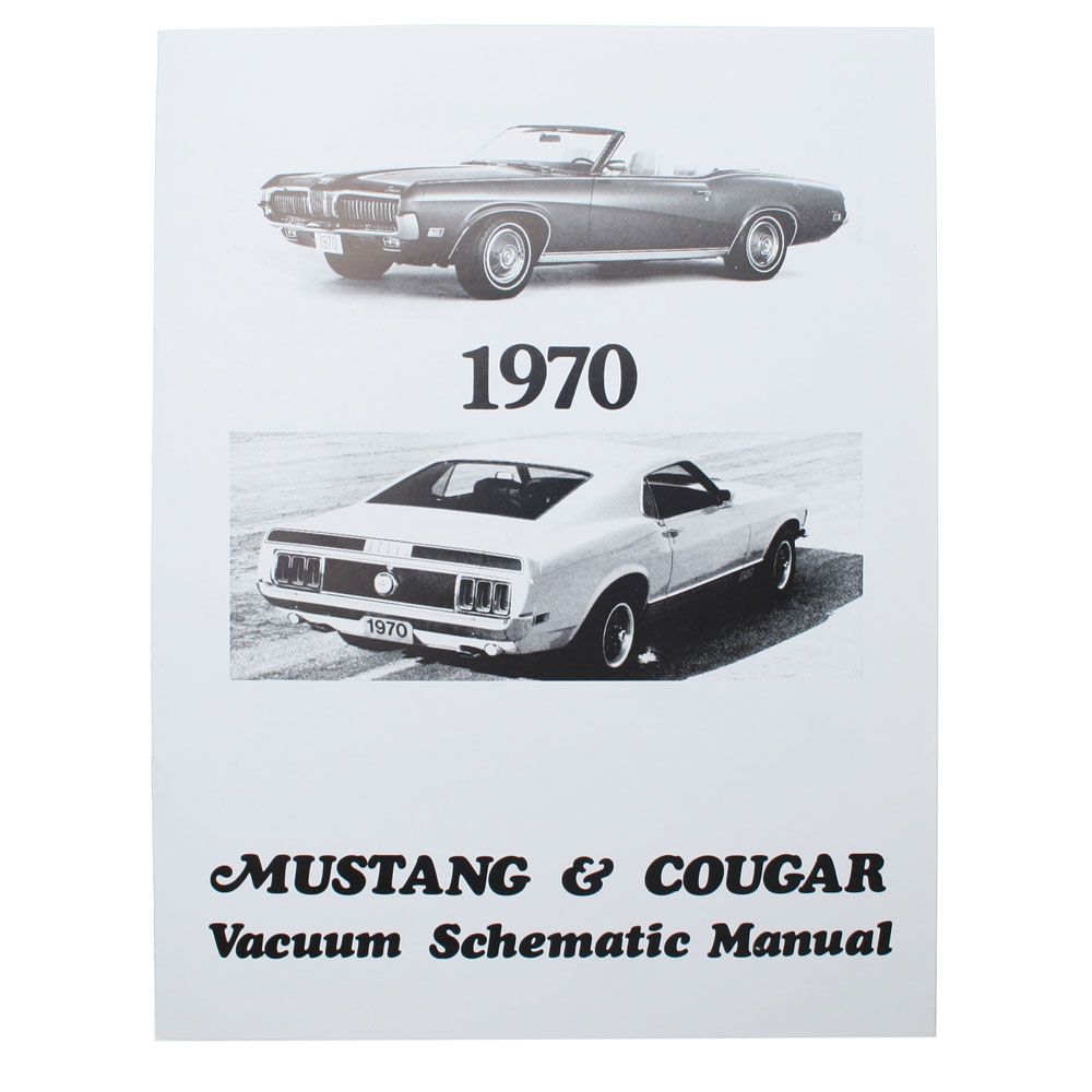 Vacuum Schematic Manual for 1970 Ford Mustang and