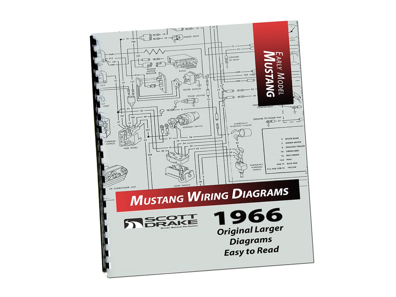 Pro Wiring Diagram Manual for 1966 Ford Mustang