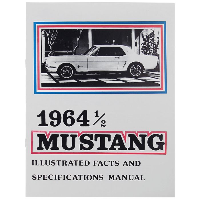 Facts and Specifications Manual for 1964 Ford Mustang