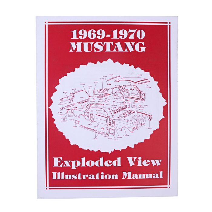 Exploded View Illustration Manual for 1969-1970 Ford Mustang