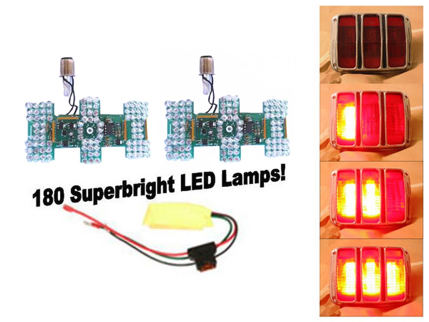 LED Sequential Tail Light Kit 1964-1966 Ford Mustang