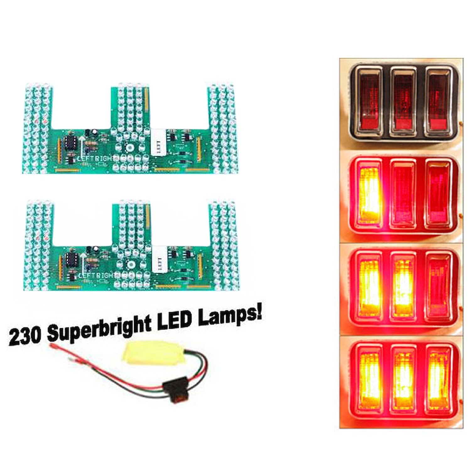 LED Sequential Tail Light Kit 1967-1968 Ford Mustang