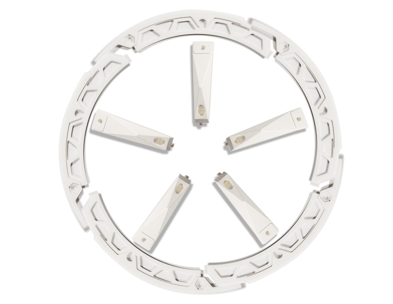 GD04A-Series Wheel Insert, Fits Wheel Size: 17 x 9 in., Direction: Non-Directional [White]