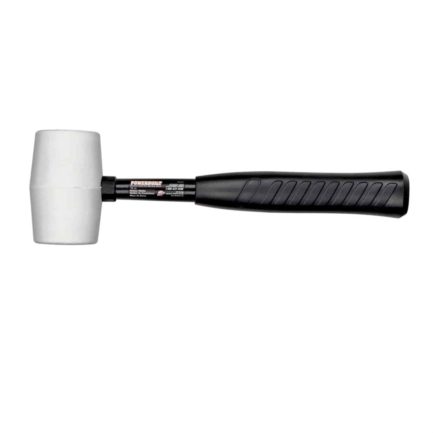 16OZ WHITE RUBBER MALLET