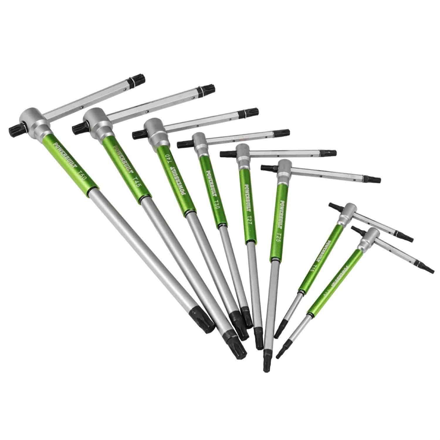 9PCS T-HANDLE HEX WRENCH