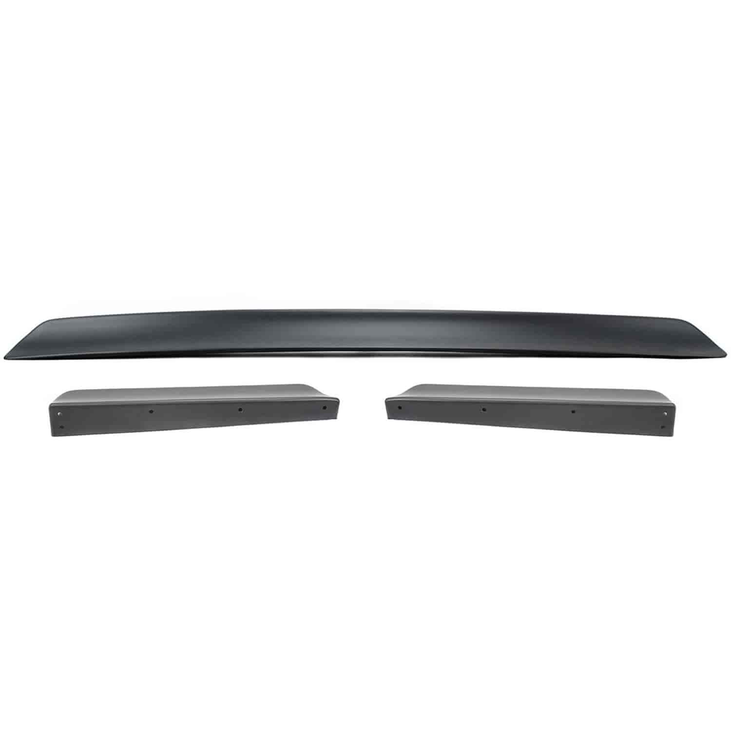 70-74 T/A Challenger Front / Rear Spoiler Package AA231 + FP151B Organosol Black