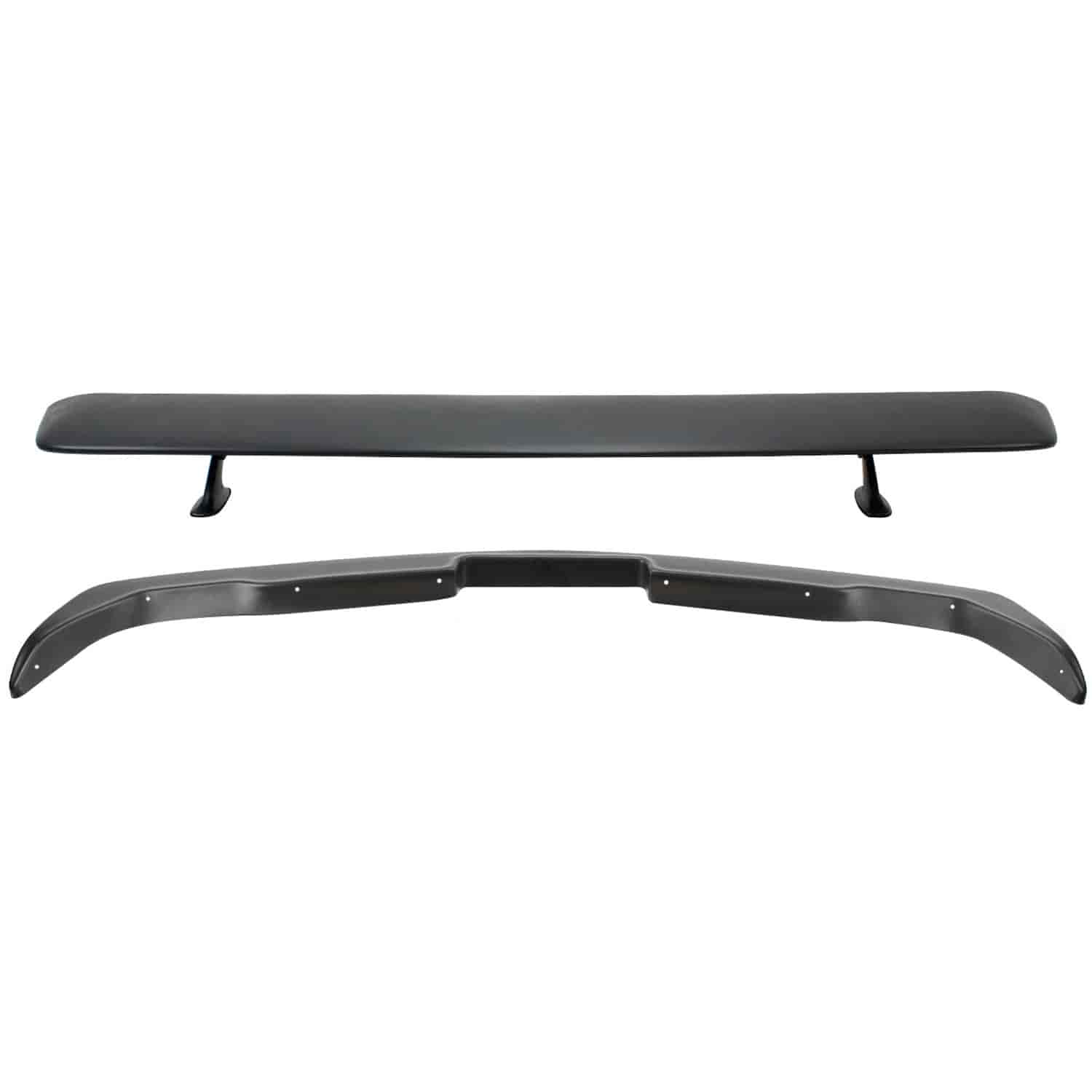 71-74 Charger Front / Rear Spoiler Package GC711 + FP106B Organosol Black
