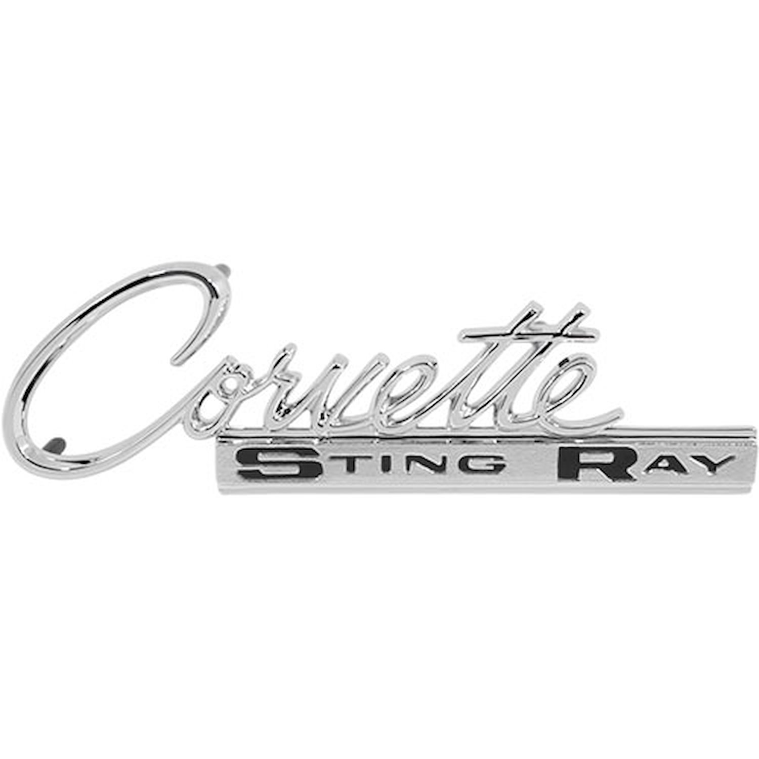 Rear Emblem 1963-65 Chevy Corvette Sting Ray