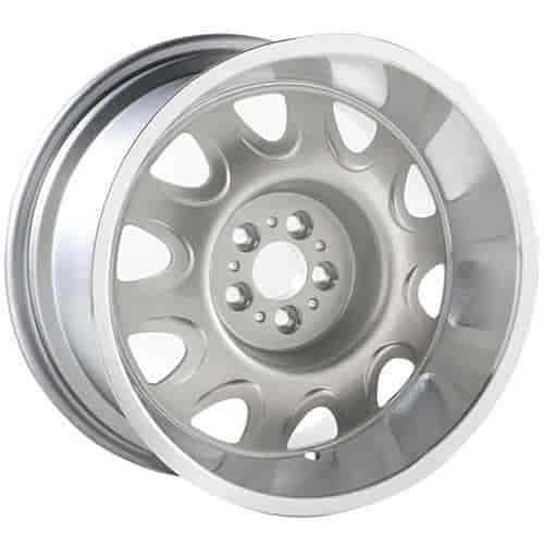 MRW179SLV Mopar Rallye Wheel [Size: 17" x 9"] Finish: Silver Powder Coated w/Machined Lip