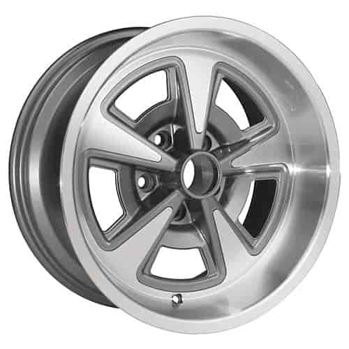 Cast Aluminum Pontiac Rally II Wheel 17" x 8" with 4-1/2" Backspacing