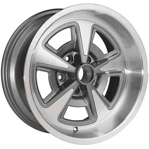 Cast Aluminum Pontiac Rally II Wheel 17" x 9" with 5" Backspacing
