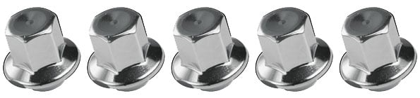 Short Shank Lug Nuts for Snowflake & Turbo Aluminum Wheels [7/16 in.-20] Chrome