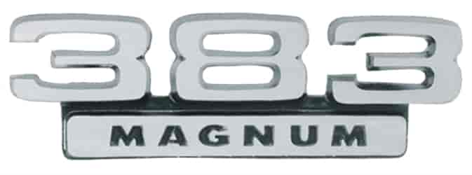 '383 Magnum' Fender Emblem 1969-1970 Dodge Super Bee