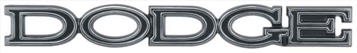 DODGE Trunk Lid Emblem 1971 Dodge Challenger