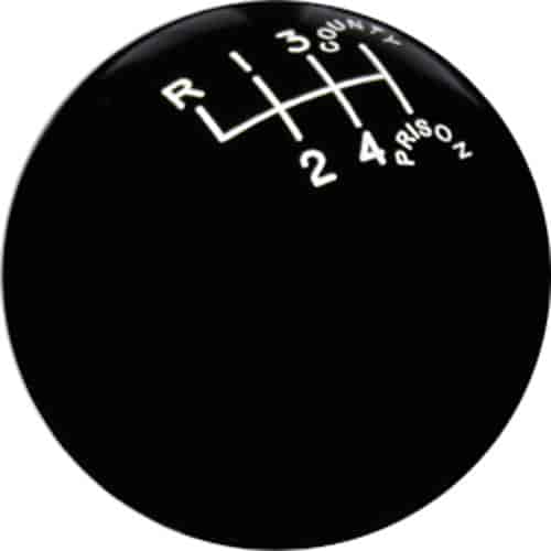 County Prison Series Shifter Knob 6 Speed w/Top Left Reverse