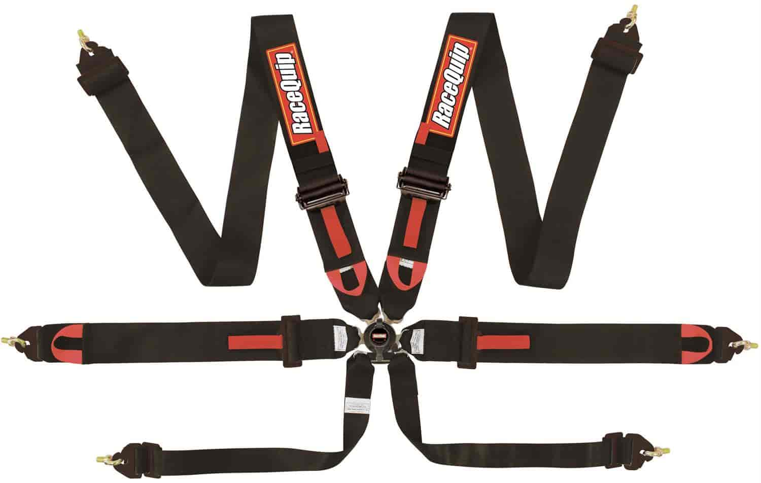 RaceQuip FIA Certified 6-Point Camlock Safety Harness