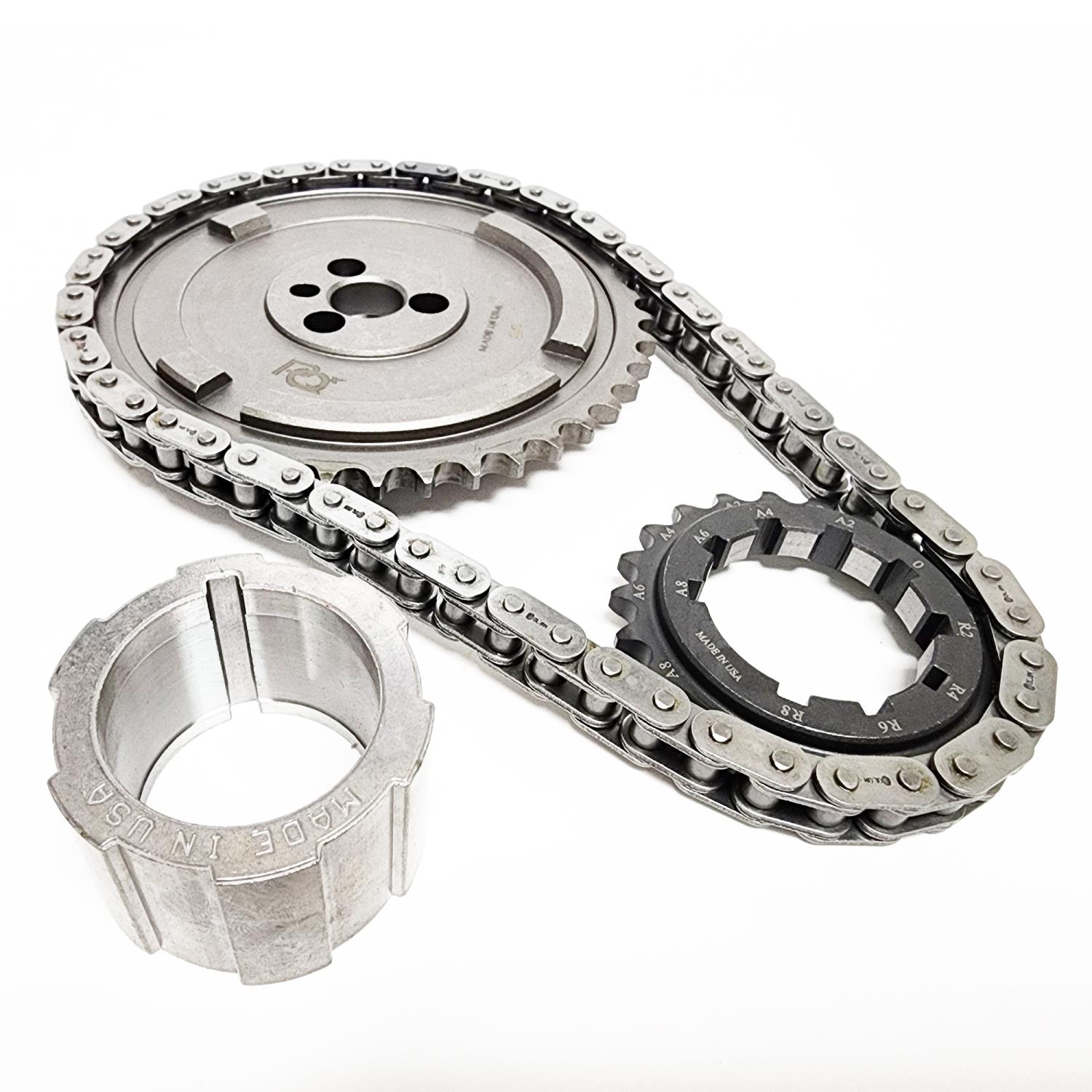 Single-Roller Timing Chain and Gear Set for 2006 GM LS3, 2007 GM L92