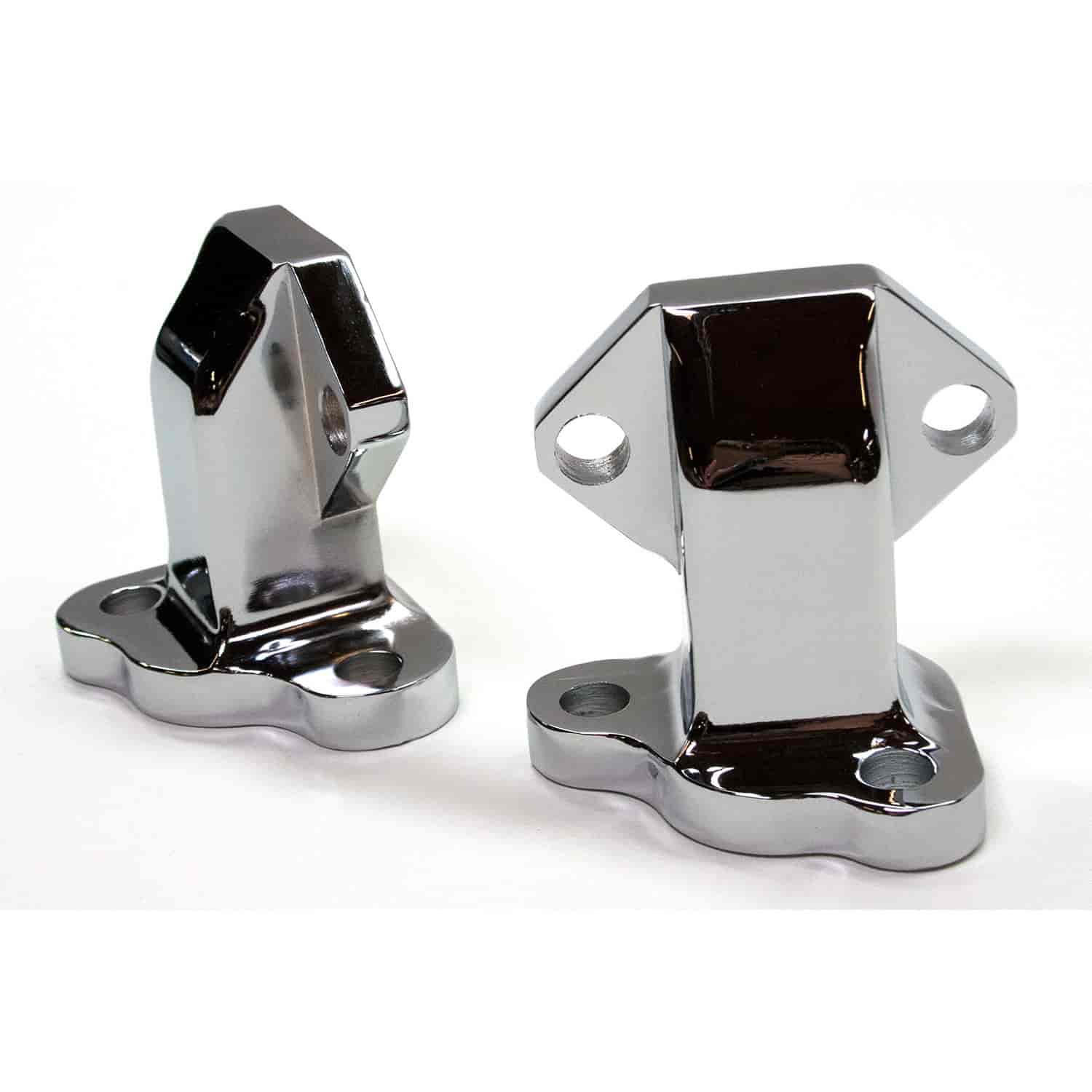 ELBOW WATER PUMP TO BLOCK FORD SB 302-351W Chrome Pair