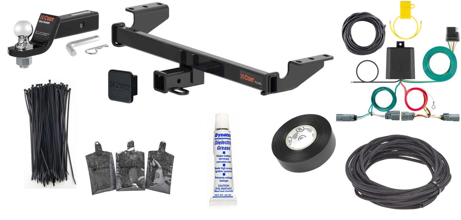 Class 3 Square Tube Receiver Hitch Kit For Ford Bronco Sport
